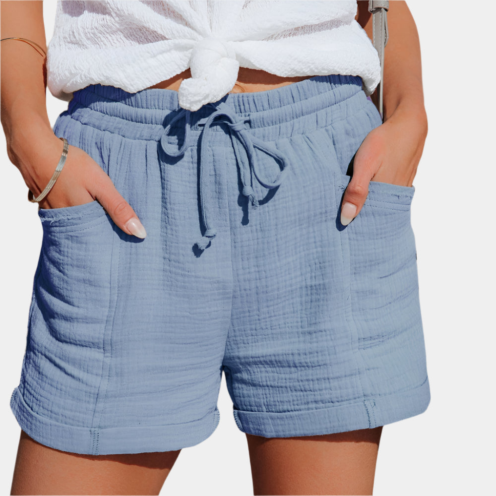 Grace - Short doux et élégant pour femmes! Bleu
