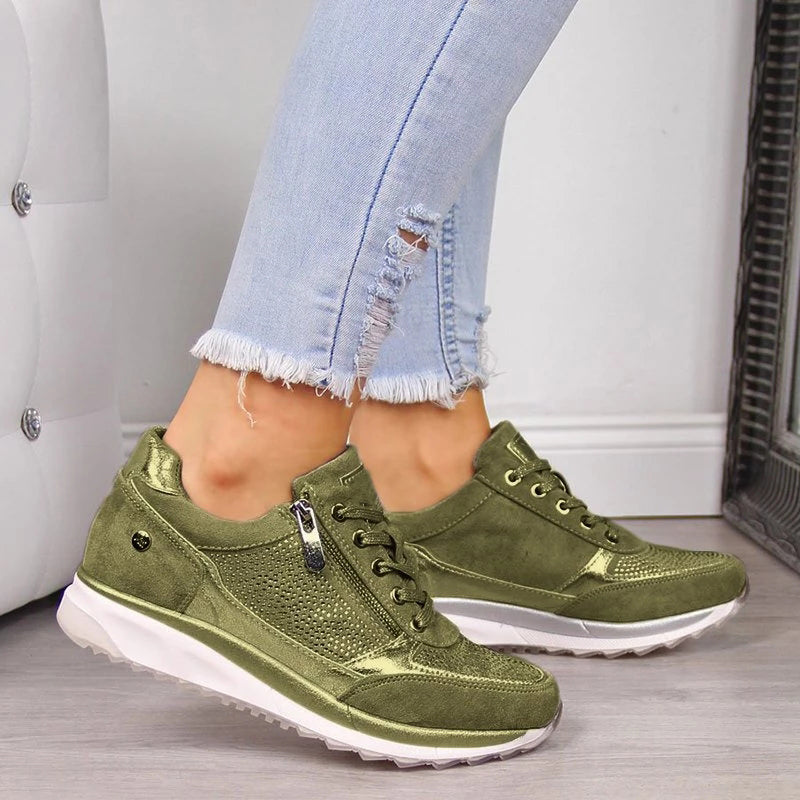 Amaya – Chaussures Orthopédiques Ultra-Confortables pour un Style Élégant Vert