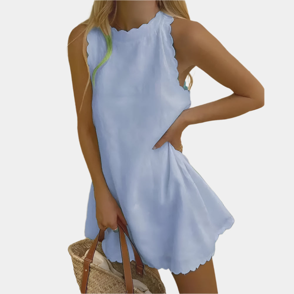 Jorjia - Robe élégante et décontractée pour femmes Bleu Clair