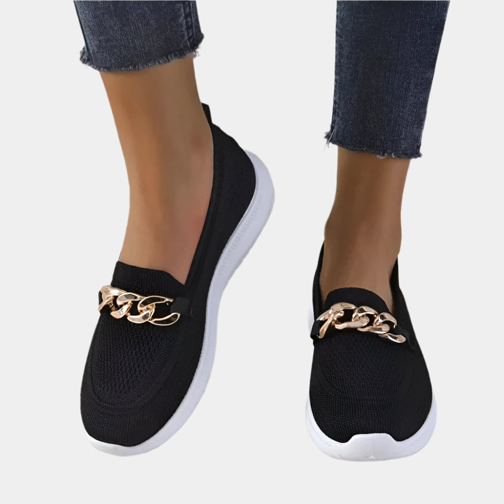 Freya - Chaussures respirantes et élégantes pour femmes Noir