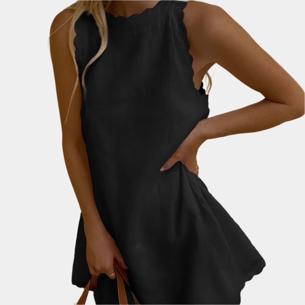 Jorjia - Robe élégante et décontractée pour femmes Noir