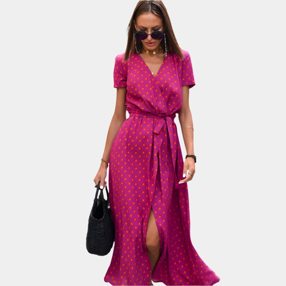 Brooklyn - Robe élégante et confortable pour femmes Points de Polka