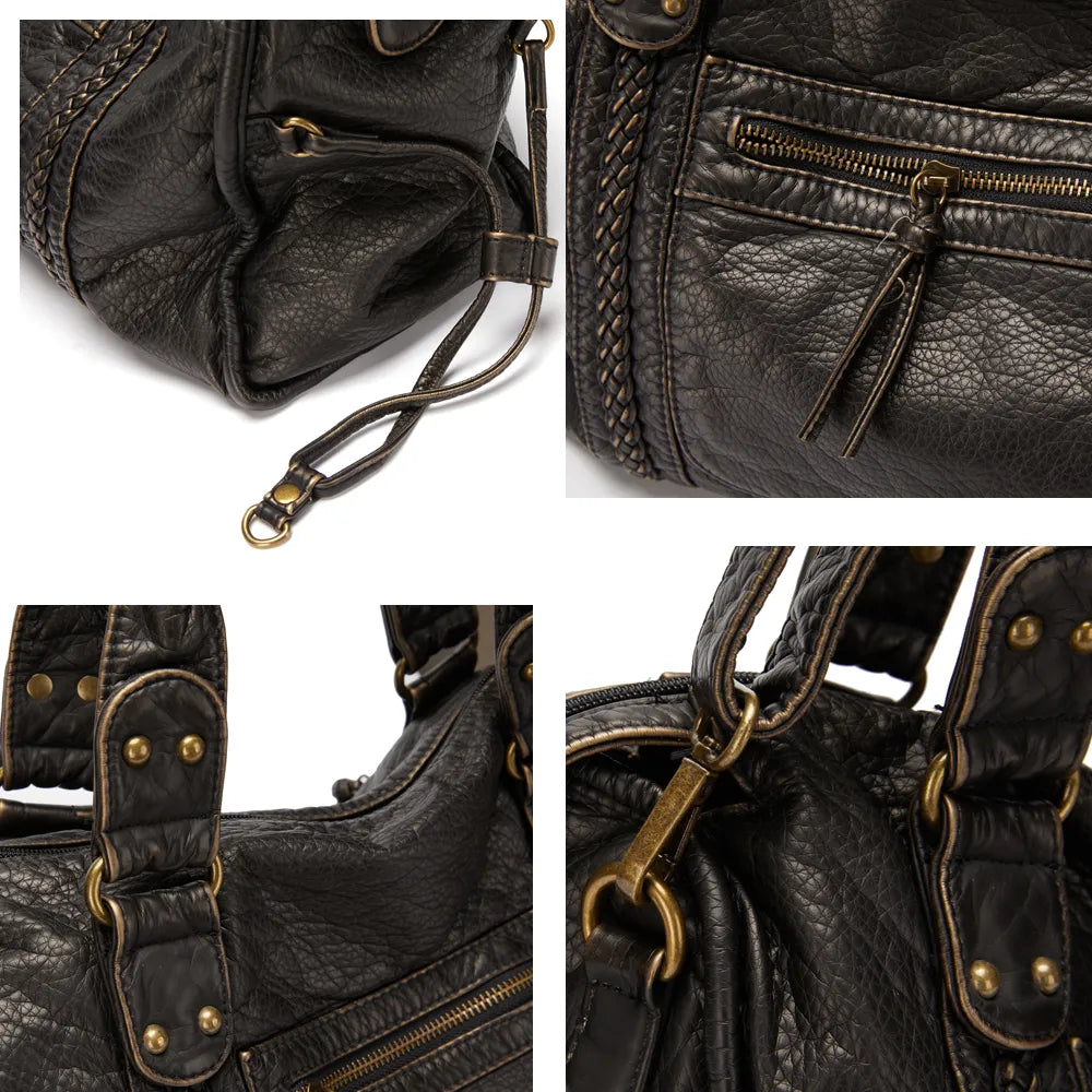 Emma – Sac à main noir élégant pour les cours