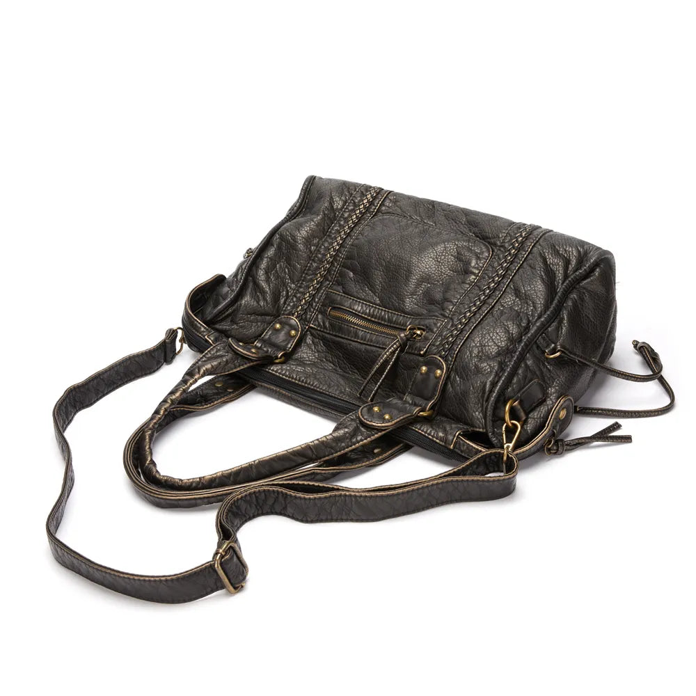 Emma – Sac à main noir élégant pour les cours