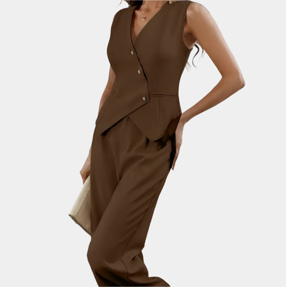 Noelia - Ensemble élégant pour femme Brun
