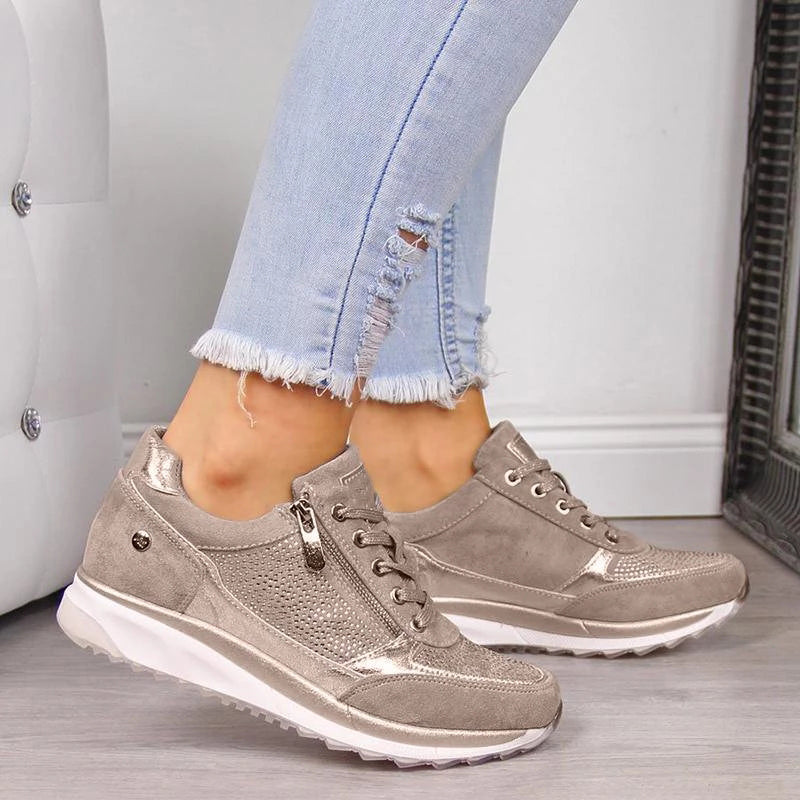 Amaya – Chaussures Orthopédiques Ultra-Confortables pour un Style Élégant Beige