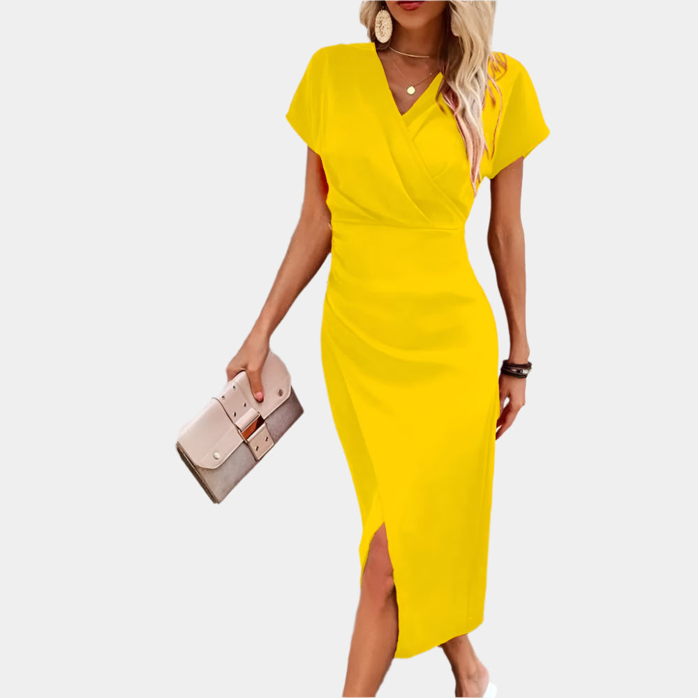 Addison - Robe de soirée élégante pour femmes Jaune