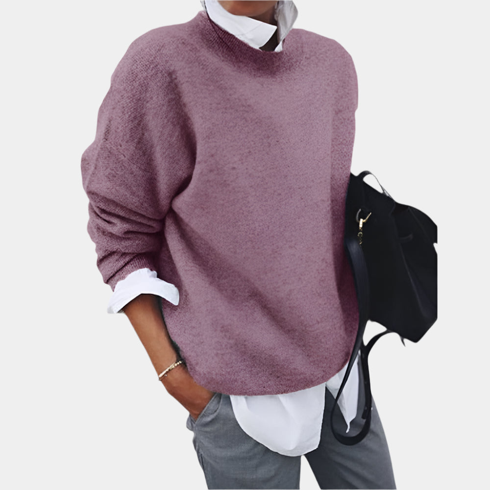 Cheska - Pull élégant et confortable Rose