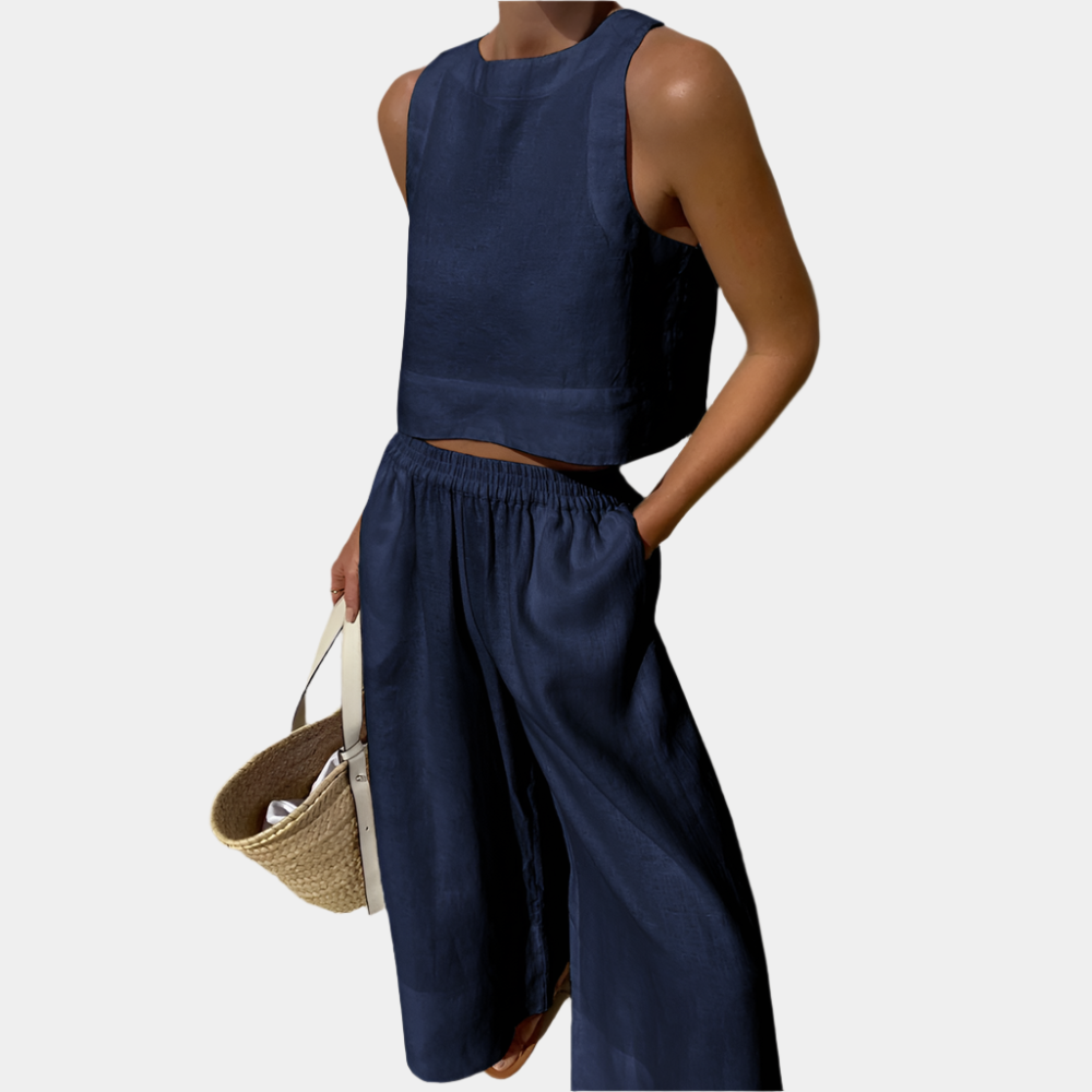 Geneva - Ensemble élégant et tendance pour femmes Bleu Marine