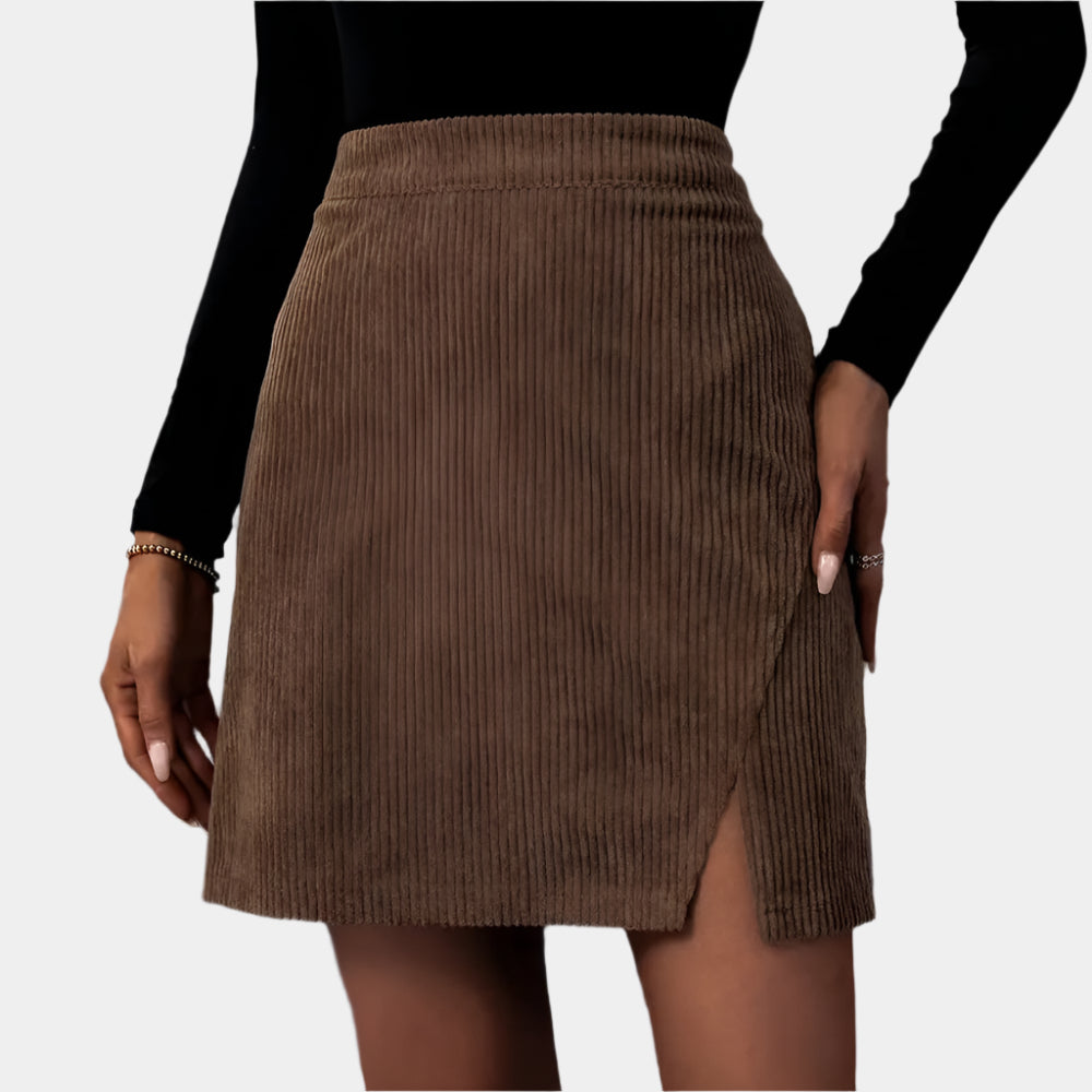 Zuri - Jupe élégante et tendance pour femmes Brun