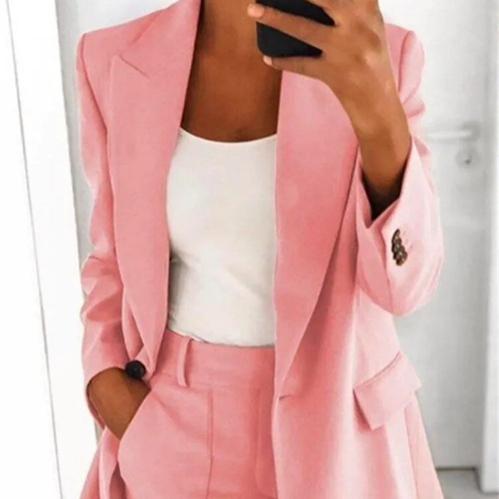 Lila - Tailleur femme ultra-stylé avec blazer moderne Rose