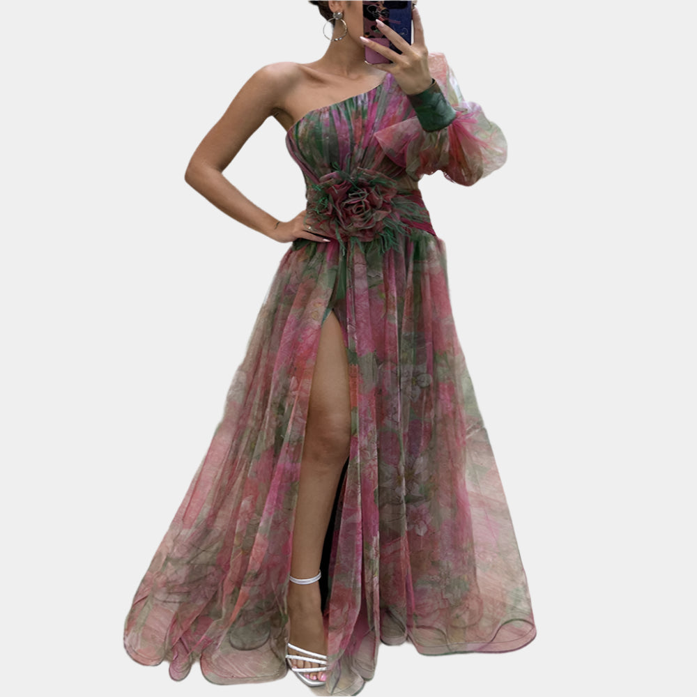 Bella - Robe élégante et confortable pour femmes Rouge