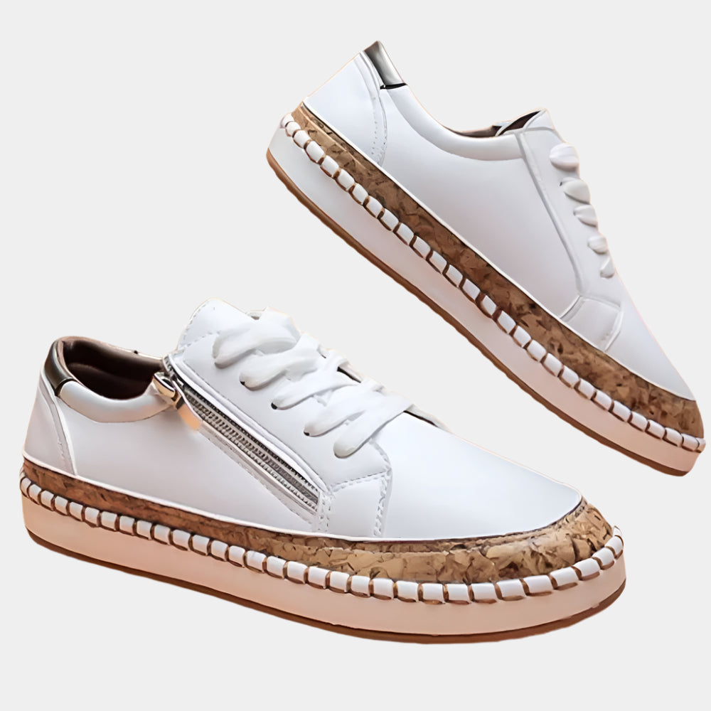 Darcy - Sneaker tendance et confortable pour femmes Blanc Pur