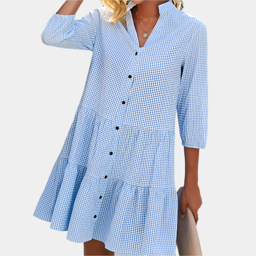 Elara - Robe élégante pour femme Bleu
