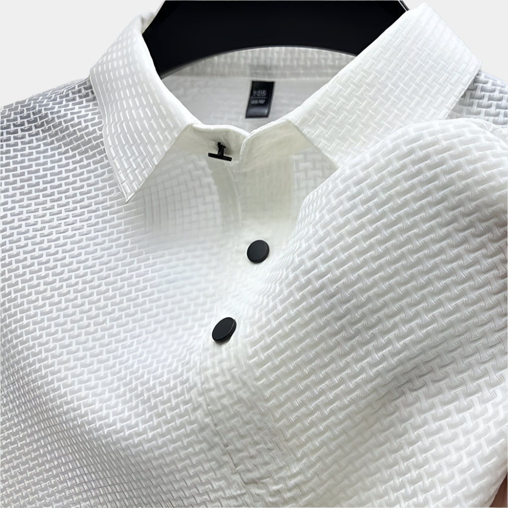 Jericho - Polo confortable et élégant pour hommes Blanc