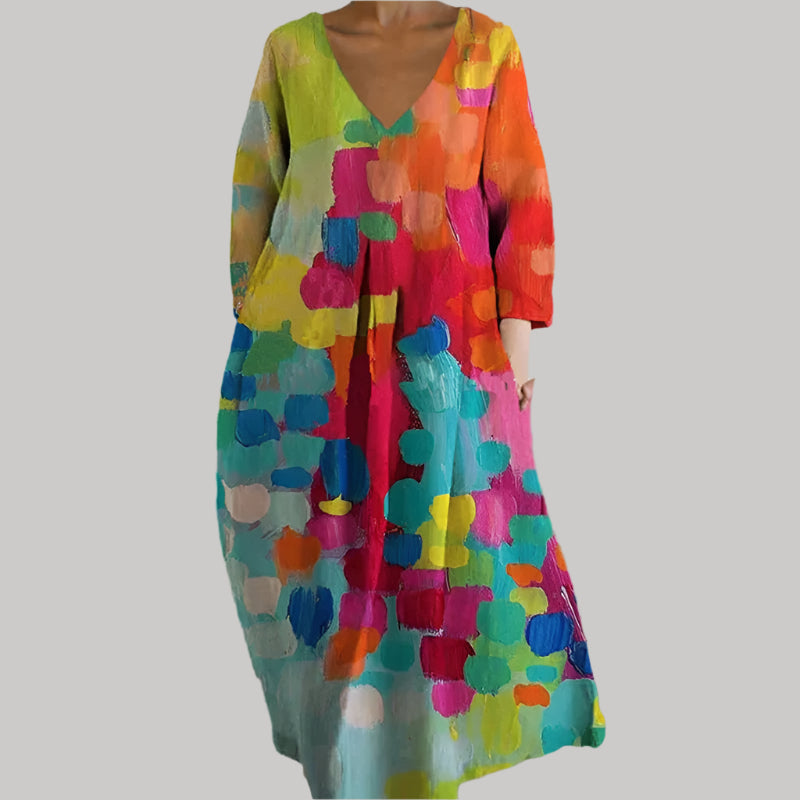 robe longue satin fendue
