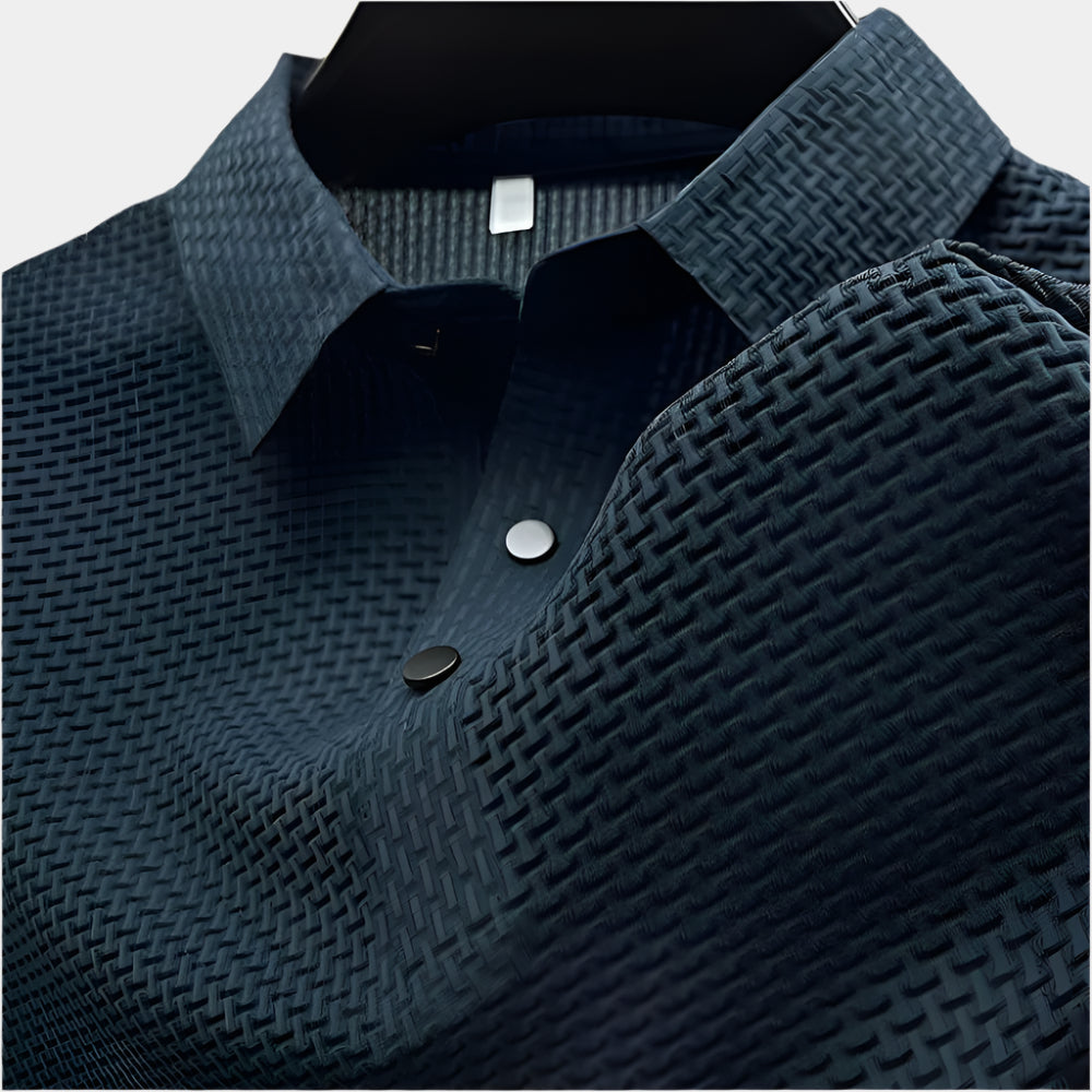 Jericho - Polo confortable et élégant pour hommes Marine Bleu