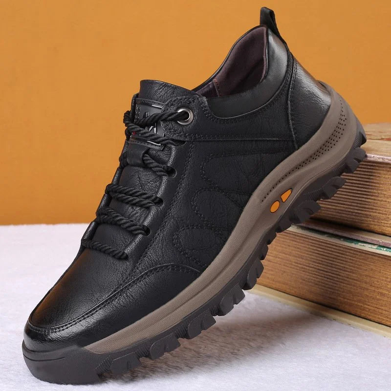 Eden - Chaussures orthopédiques en cuir confortables pour homme