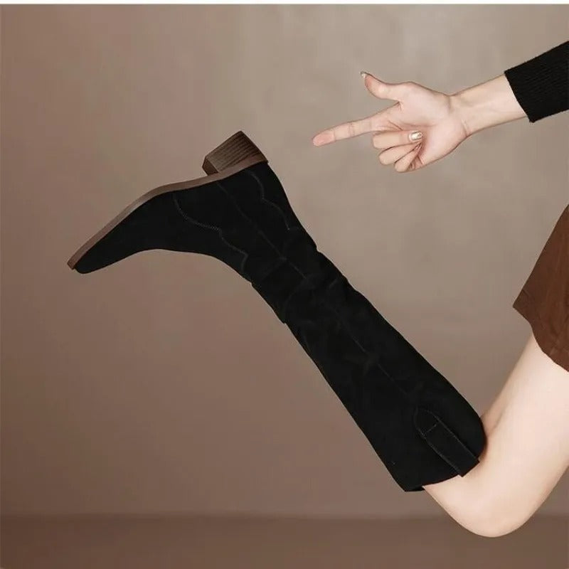 Luna - Bottes À Hauteur De Genou Ultra-Confortables et Tendance pour Femme