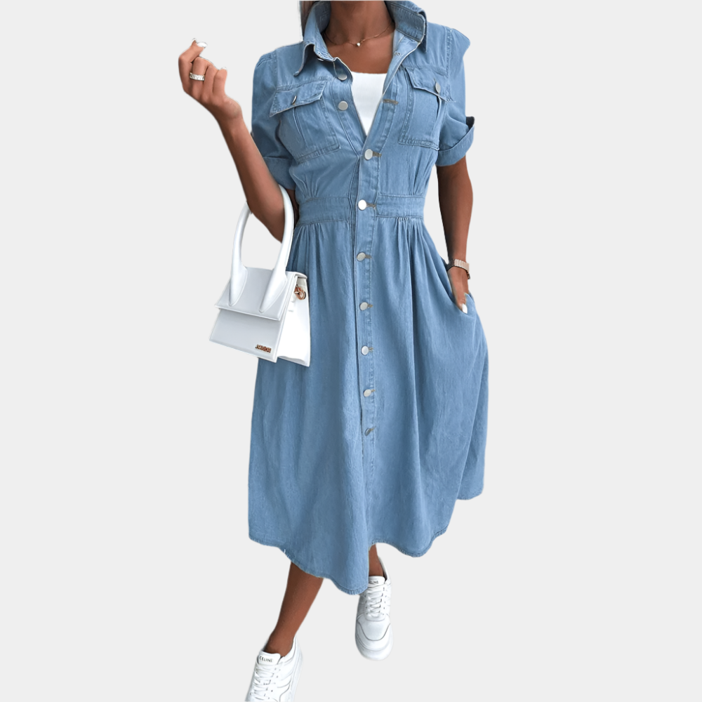 Hailey - Robe en denim élégante pour femme