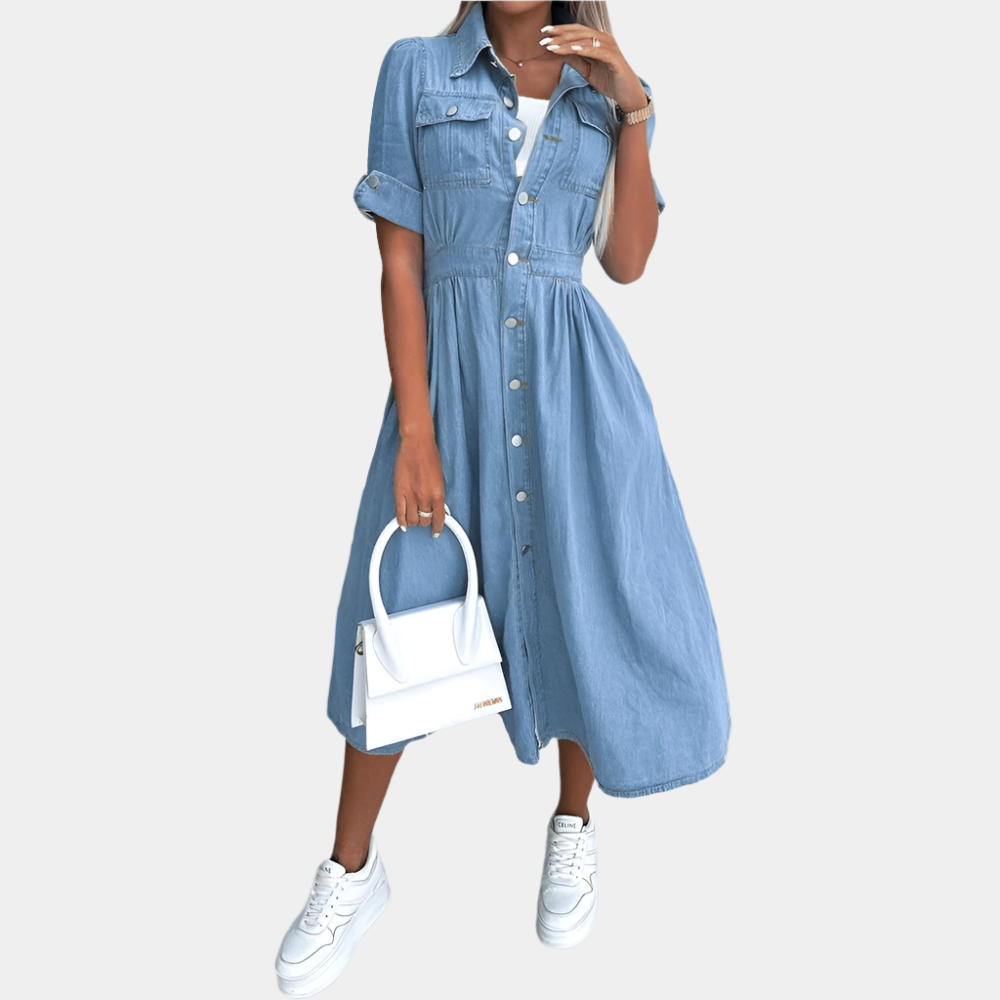 Hailey - Robe en denim élégante pour femme