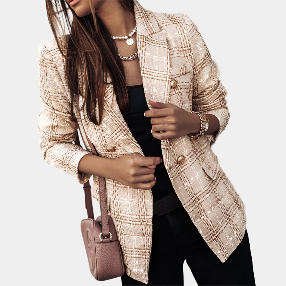 Agnes - Blazer élégant et chic pour femme Beige