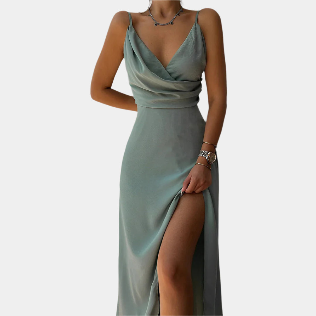 Lilly - Robe élégante et confortable pour femmes Vert