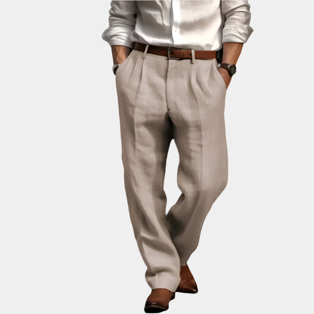 Alex - Pantalon élégant et confortable pour hommes Beige