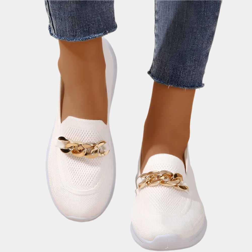 Freya - Chaussures respirantes et élégantes pour femmes Blanc