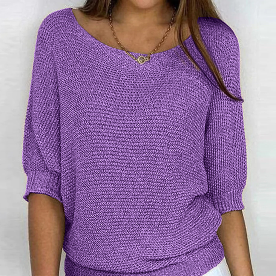 Celeste - Pull élégant et confortable pour femmes Violet