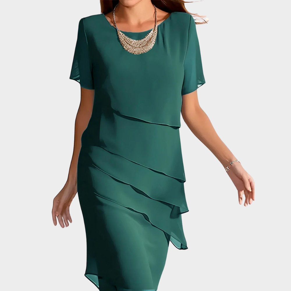 Elara - Robe élégante et décontractée pour femme Vert