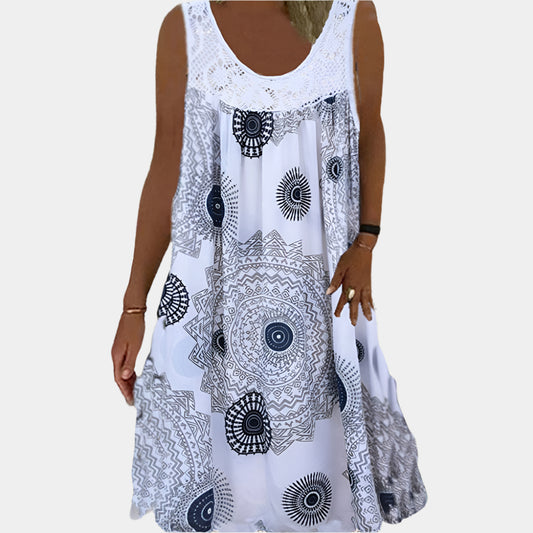 Solana - Robe d'été Plus size pour femmes Blanc