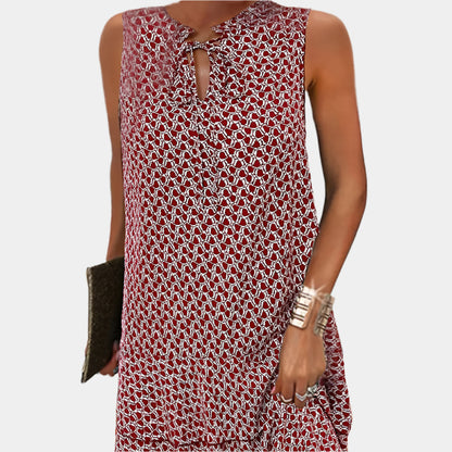 Azana - Robe sans manches élégante et confortable pour femmes Rouge
