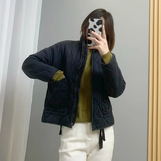 Lyra - Veste Matelassée Élégante pour Femmes, Chaude et Confortable Noir