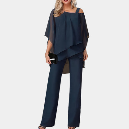 Fiona - Ensemble élégant et tendance pour femmes Bleu Foncé
