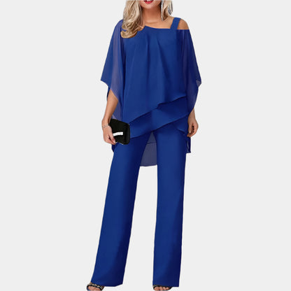 Fiona - Ensemble élégant et tendance pour femmes Bleu