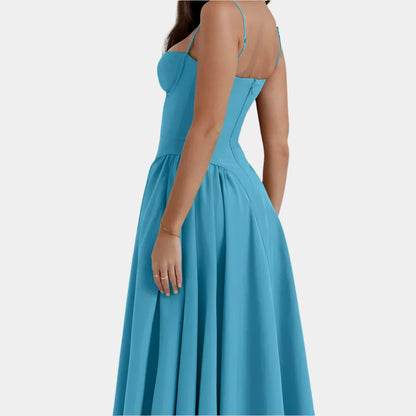 Deyah - Robe corsetée élégante pour femme Vert Clair