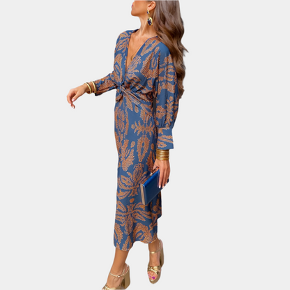 Amethyst - Robe élégante et confortable pour femmes Bleu