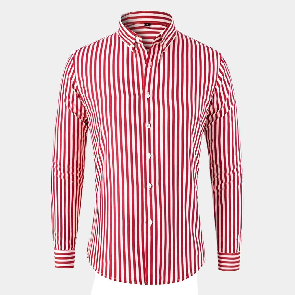 Niko - Chemise confortable et élégante pour homme Rouge
