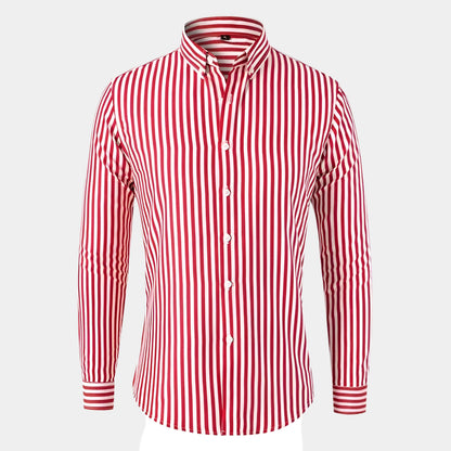 Niko - Chemise confortable et élégante pour homme Rouge