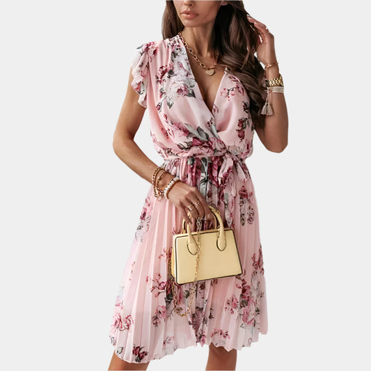 Bria - Robe élégante et chic pour femmes Rose