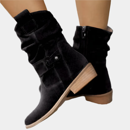 Jasmine - Bottes élégantes et confortables pour femmes Noir