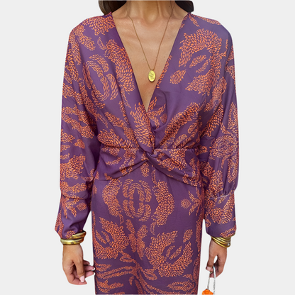 Amethyst - Robe élégante et confortable pour femmes Pourpre