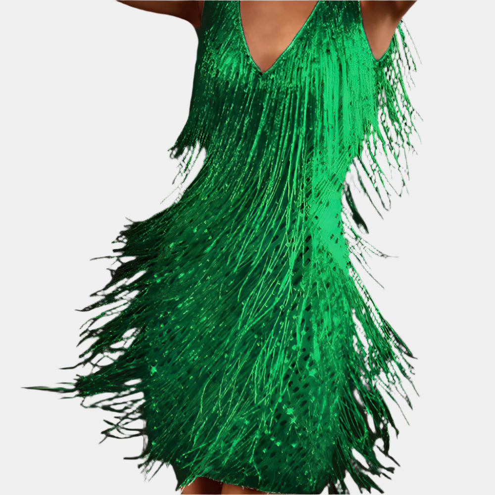 Isabella - Robe élégante et confortable pour femme Vert