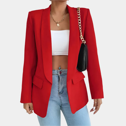 Ayana - Blazer confortable et élégant pour femmes Rouge