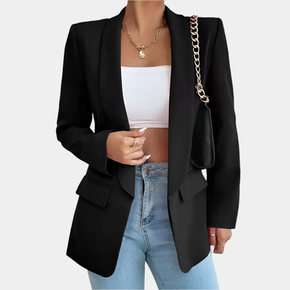 Ayana - Blazer confortable et élégant pour femmes Noir