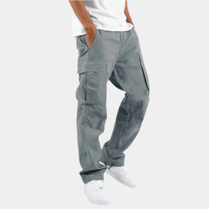 Noah - Pantalon cargo confortable et élégant Gris