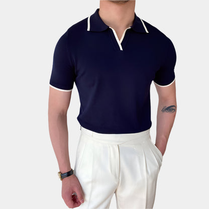 Leonel - Polo Elégant pour hommes Noir