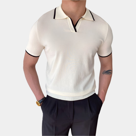 Leonel - Polo Elégant pour hommes Beige