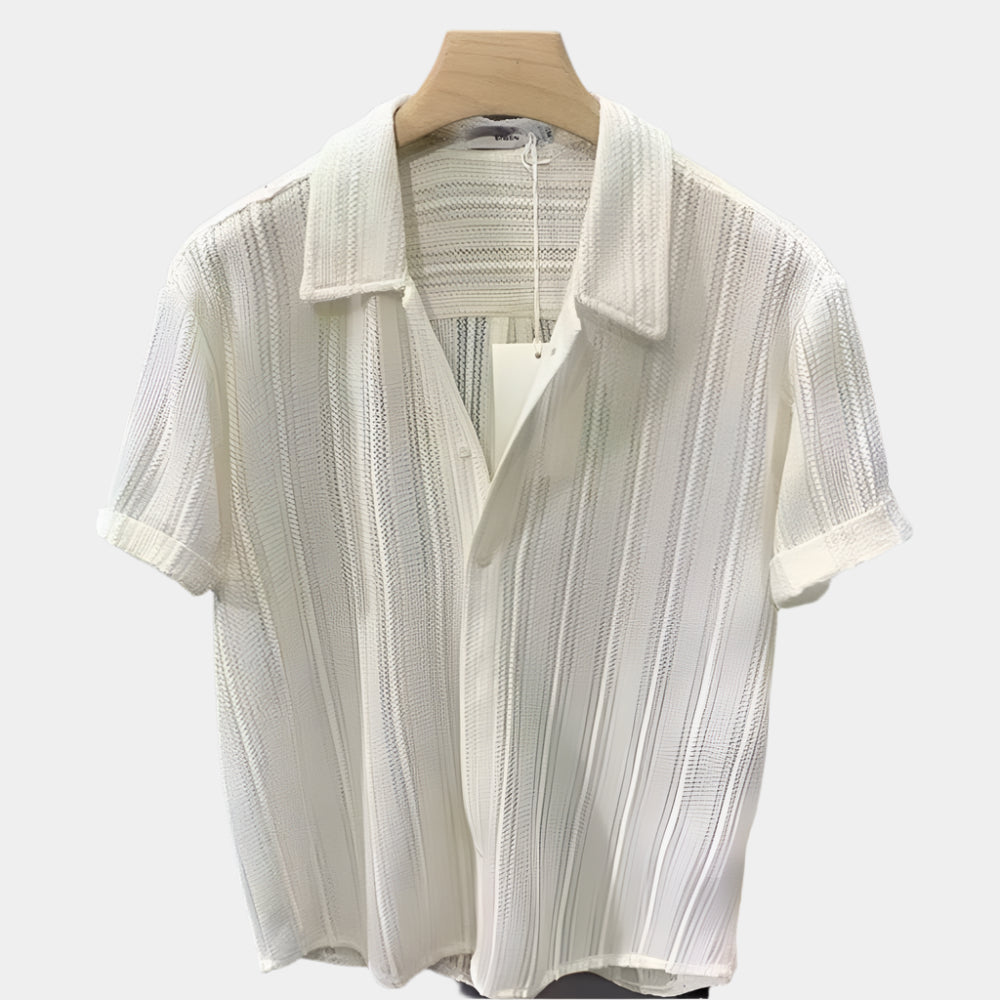 Zeke - Polo confortable pour homme Beige